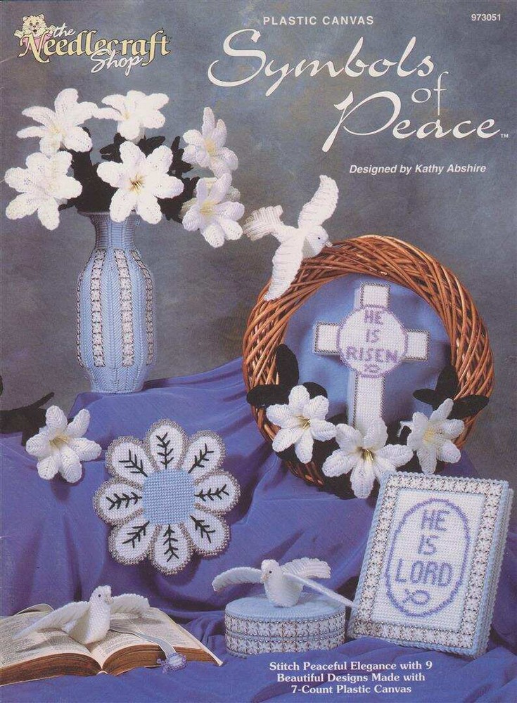 OOP!!! PLASTIC CANVAS SYMBOLS OF PEACE