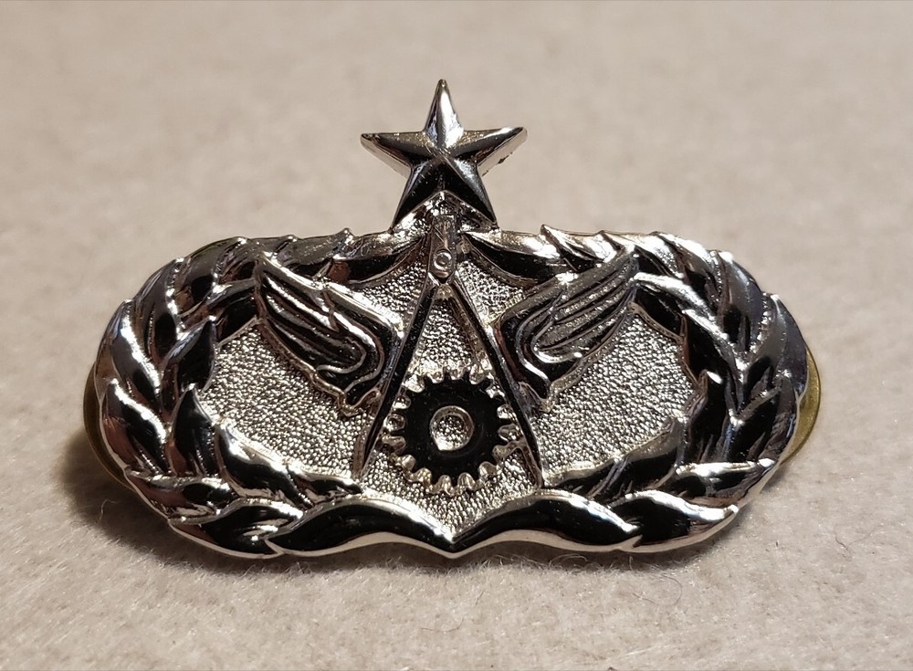 US Air Force Civil Engineer Occupational Badge - Anodized
