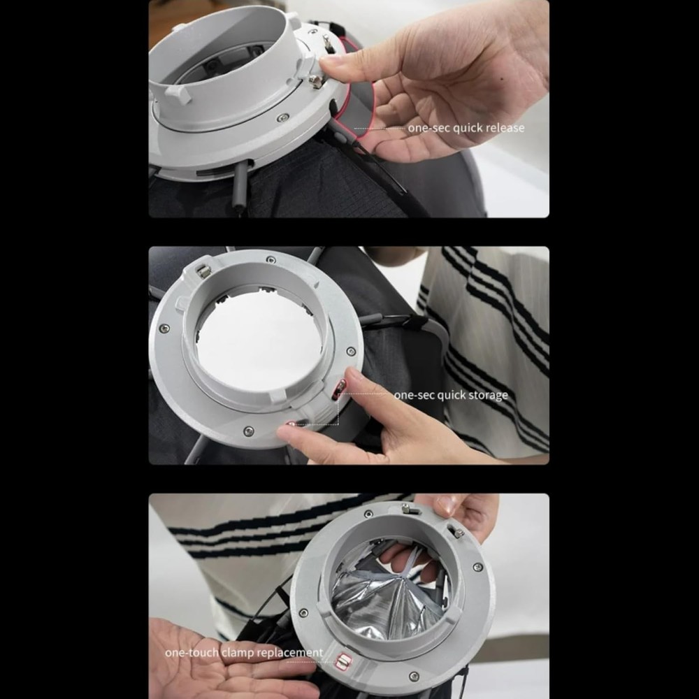 US TRIOPO K3-65 65cm Quick-Setup Bowens Octagon Softbox For Studio LED Light