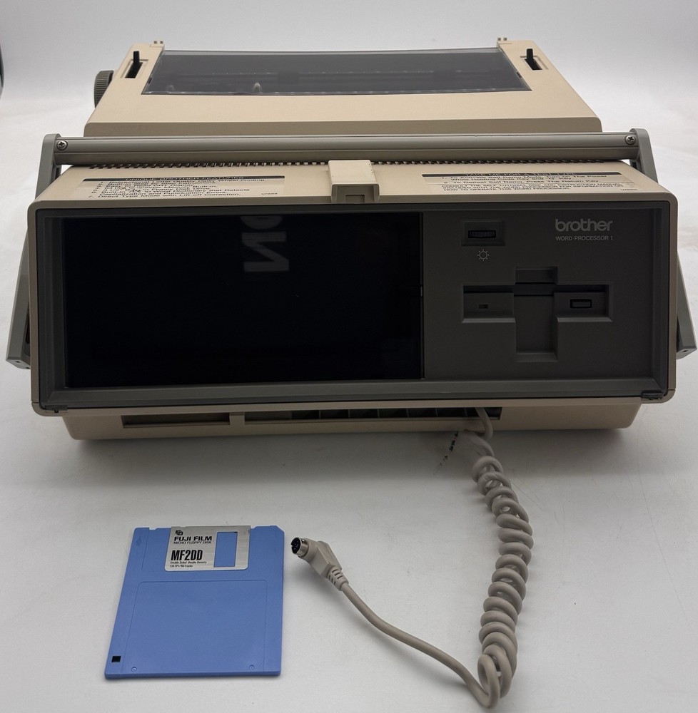Brother WP-55 Desktop Word Processor Vintage Tested Powers On READ