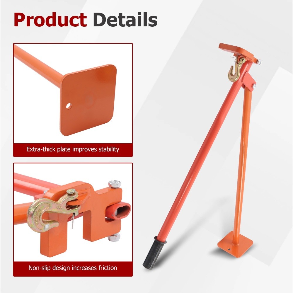 Findmall 36 Inch T Post Puller Easy Pull Fence Post Remover Tool for Farm Orange