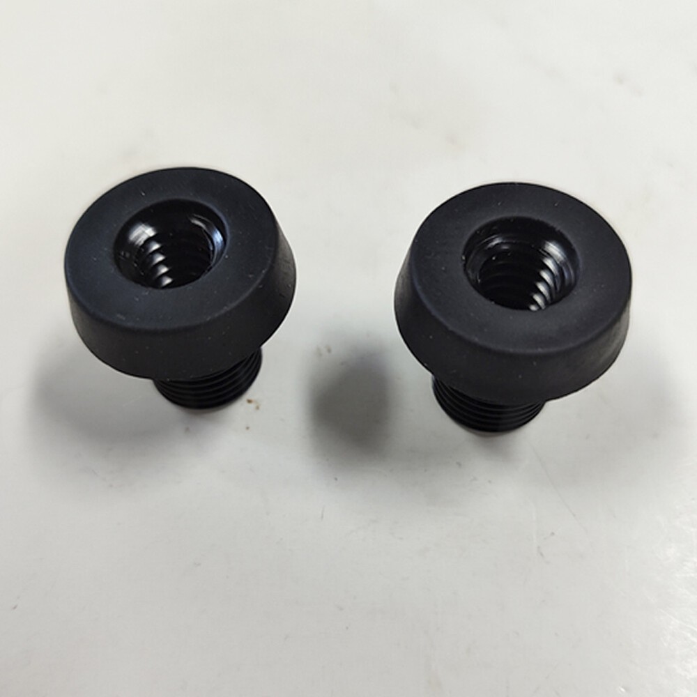 2PCS Billiard Rubber Bumper Pool Block Butt Connected Extension For Predator