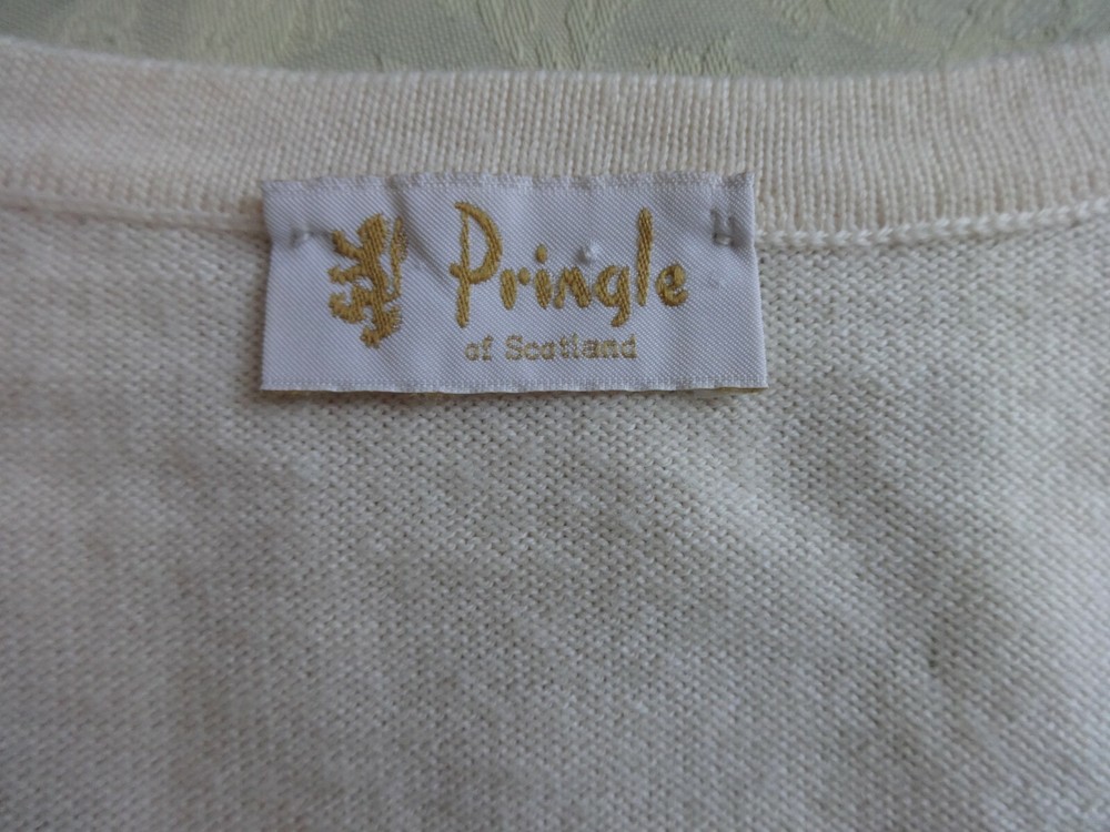 Pringle Intarsia Wool Top / Sweater - 14
