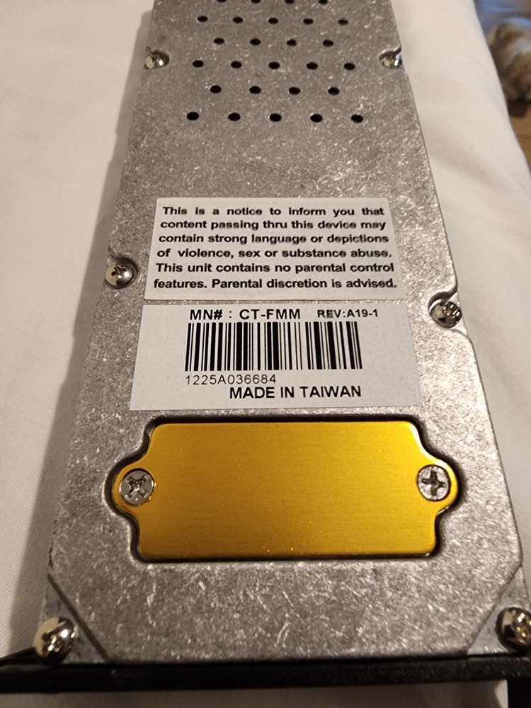 Cabletronix CT-FMM Fixed Channel Modulator From Working System - 21 Available