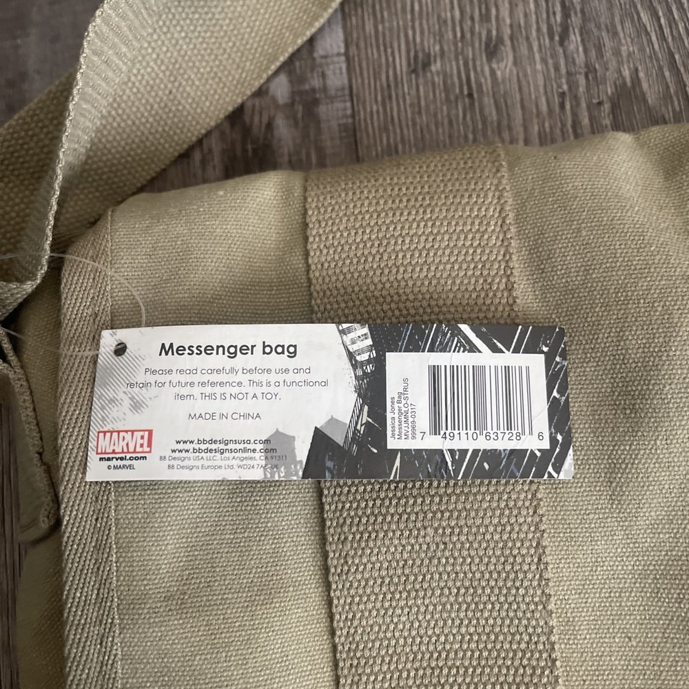 Marvel Knights Canvas Messenger Bag New