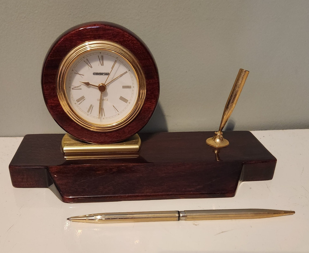 Timedesign Executive Quartz Desk Clock Alarm