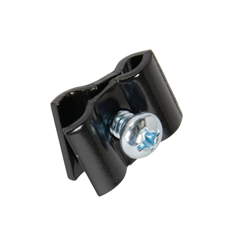 Wire Grid Triangle Tower Display Rack Casters Rolling Casters Black 2' x 6 ½' H