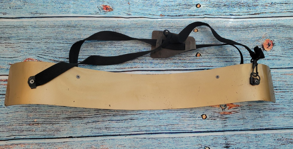 Arm Curl Blaster Work Out Bar Vintage Weider Leather Strap