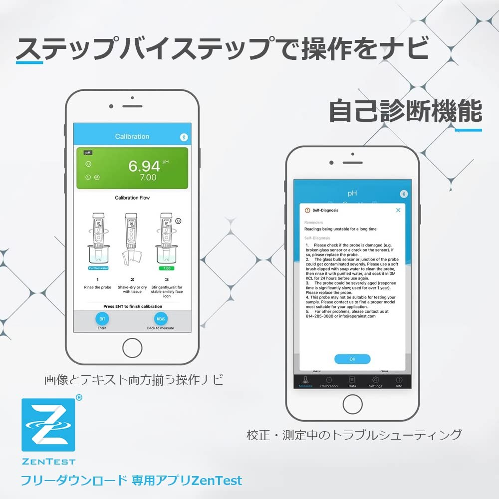 Apera Instruments, LLC-AI3719 PC60-Z Bluetooth Multi-Parameter Smart Tester P...