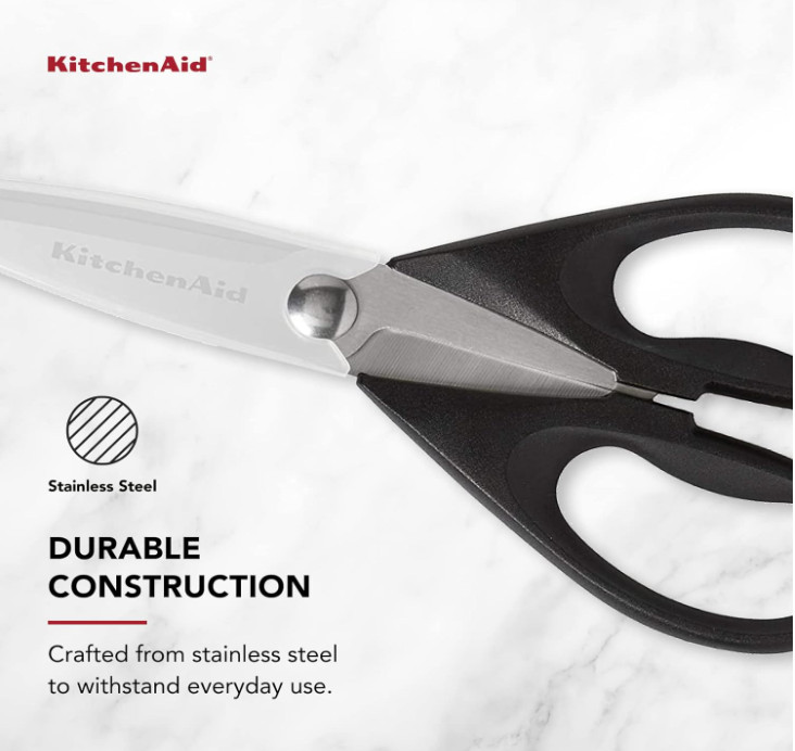 KitchenAid All Purpose Kitchen Shears with Protective Sheath Durable Stainless