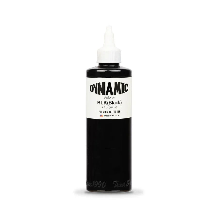 Dynamic Black Tattoo Ink 8 oz BRAND NEW AUTHENTIC