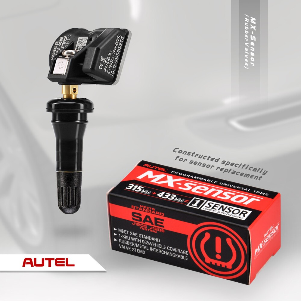 4Pcs Programmable Universal Car TPMS Sensor Tire Pressure Tester Autel MX-Sensor
