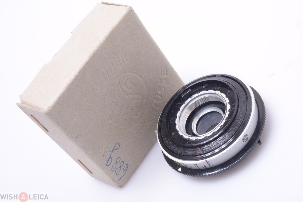✅ GAUTHIER A.C.G. CAMERA SHUTTER, KAMERA VERSCHLUSS WORKS
