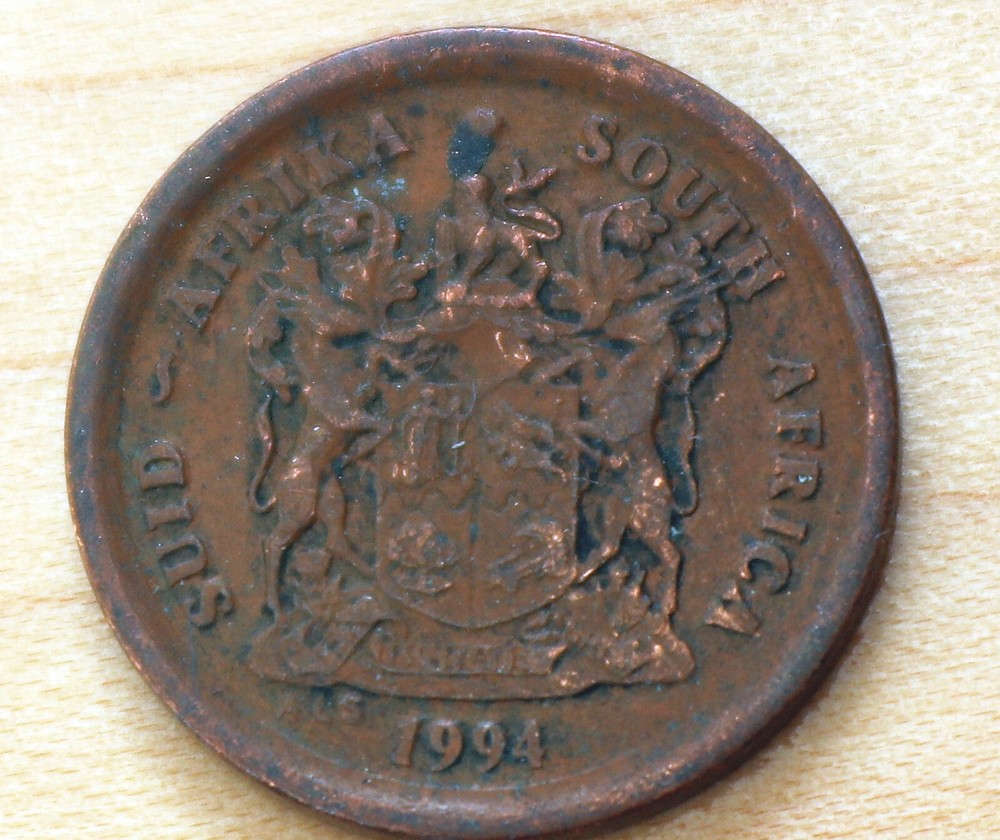 1994 South Africa 2 Cents Eagle