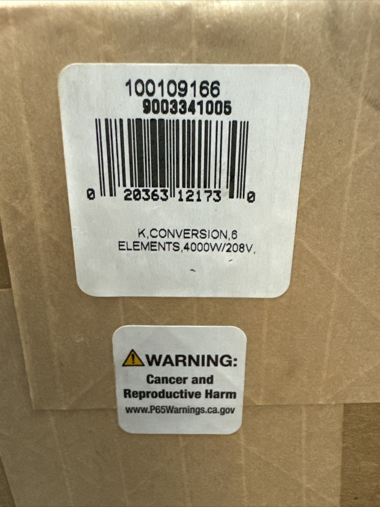 100109166 Kit, Conversion, 6 Elements, 4000w/208v, Apcom