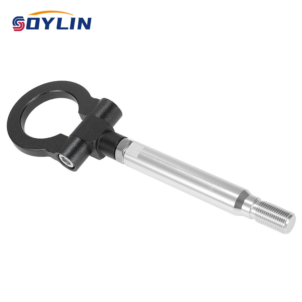 JDM Black Track Racing Tow Hook Trailer for 2013-2022 Subaru WRX STI BRZ Impreza