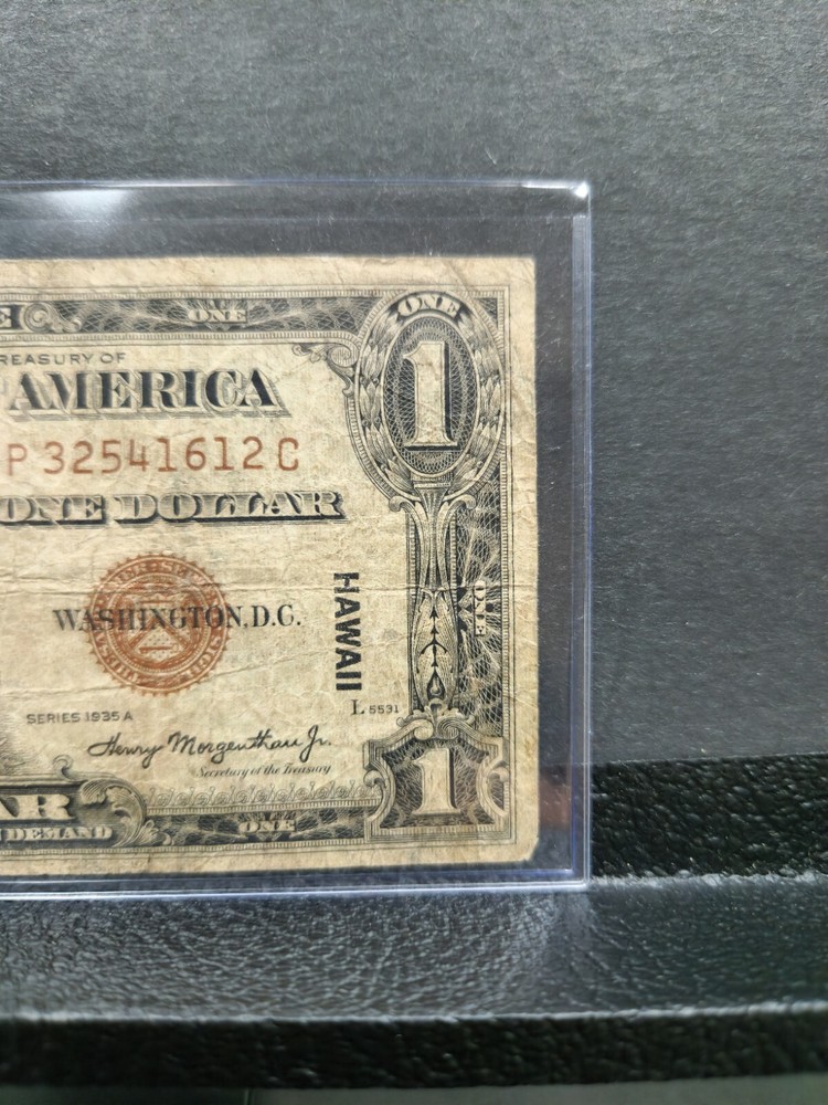 1935 A $1 Silver Certificate Hawaii Note #1114