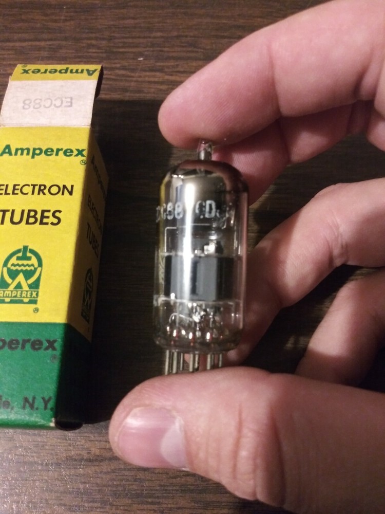 Amperex Electronic Tube Type 6DJ8 / ECC88 - NOS - Tested
