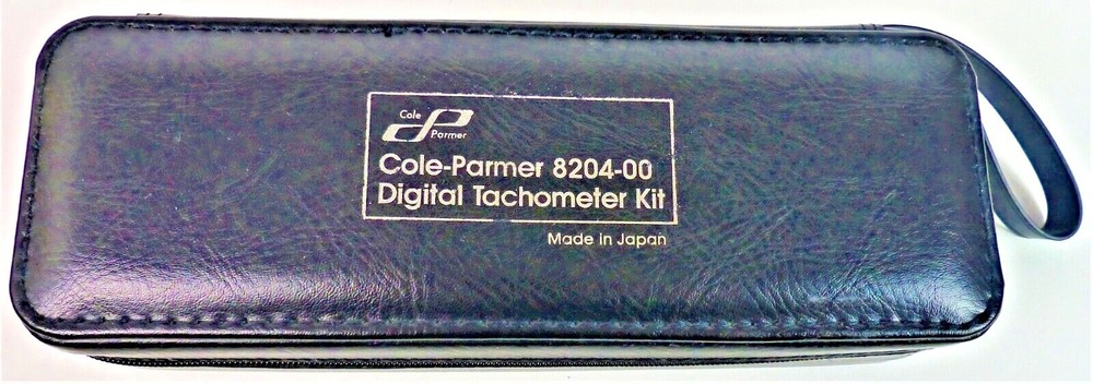 Cole Parmer 8204-00 Digital Tachometer Kit - Excellent Condition Complete