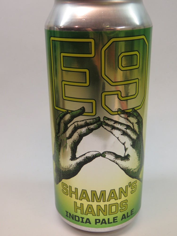 Craft BEER Empty Can: E9 Brewing Co Shaman's Hands IPA ~ Tacoma, WASHINGTON