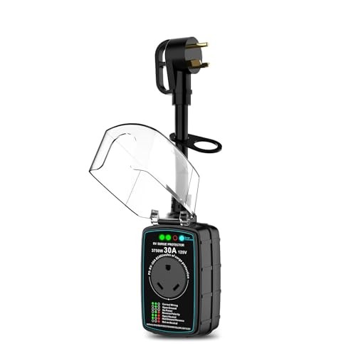 Rv Surge Protector 30 amp, () P5-RV-30A