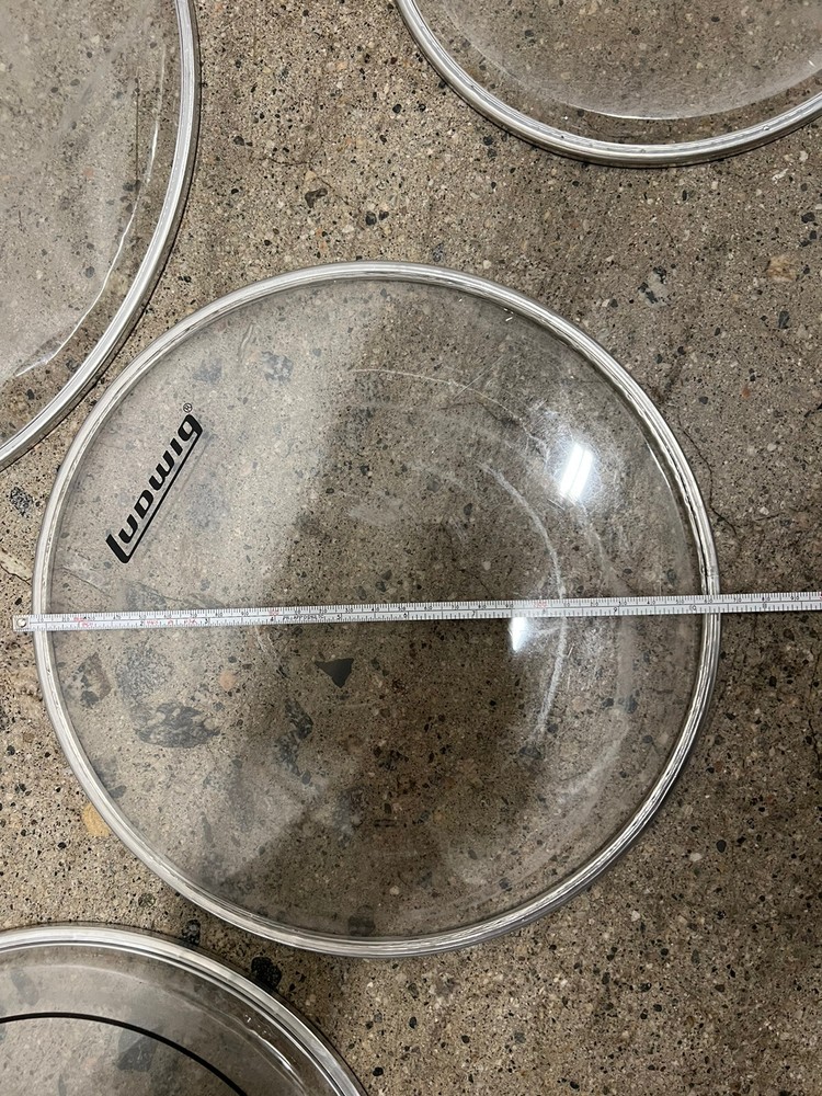 DRUM HEAD LOT LUDWIG EVANS CLEAR