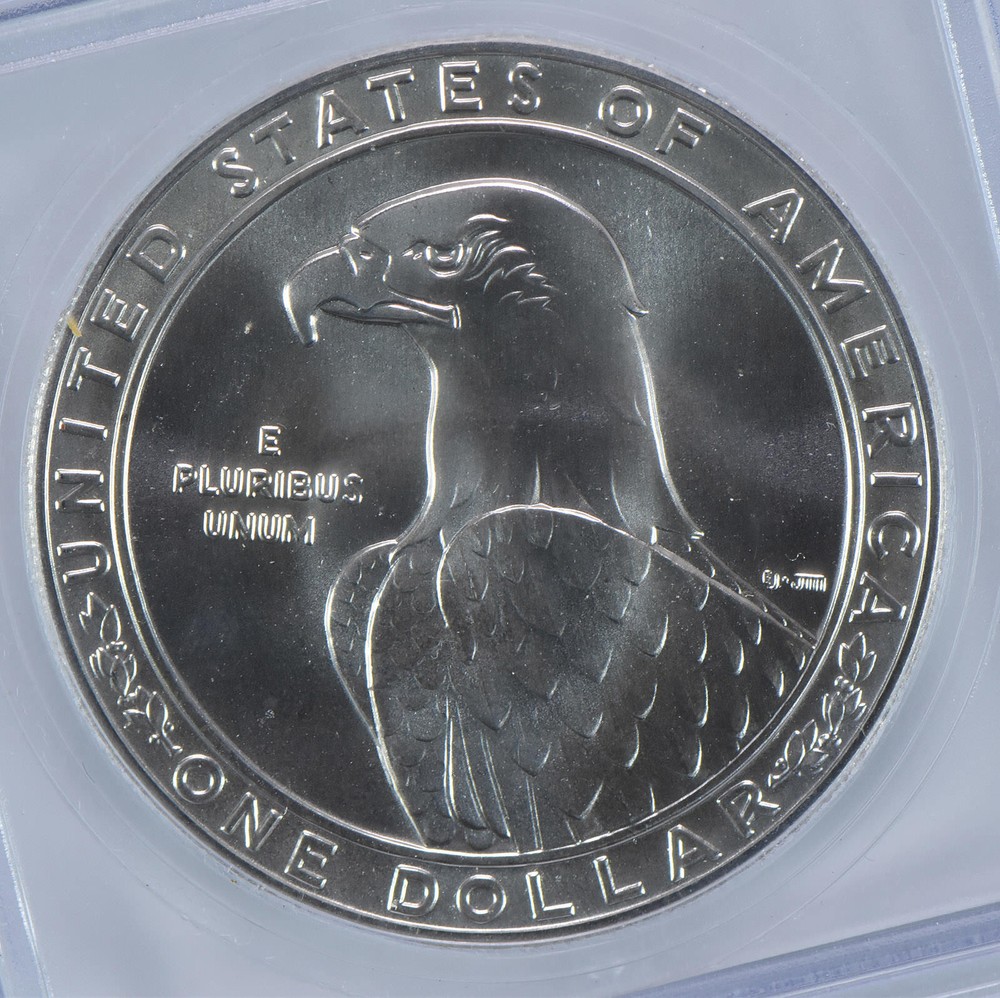 1983-D Olympic Discus Commemorative Silver Dollar MS70 ICG