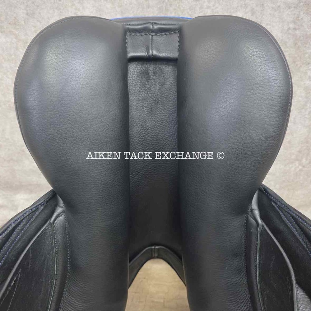 Adam Ellis Jump Saddle, 17" Seat, Medium Wide Tree (Read Description)