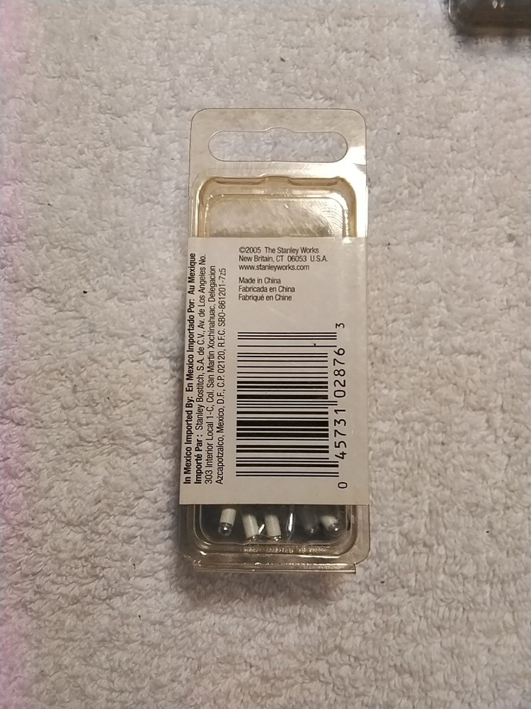 115pc STANLEY ASSORTED RIVETS 6 ASSORTED SIZES