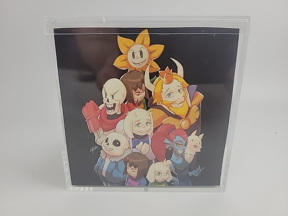 Undertale Retro PC 3D Cube Handmade Diorama Video Game Shadowbox