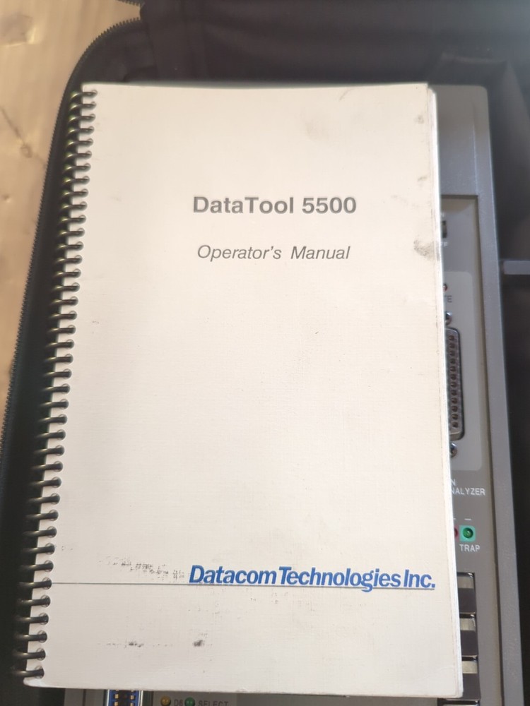 Datacom Black Box - Corporation CommTool 1000 - DataTool Manual 5500 - DT-450A