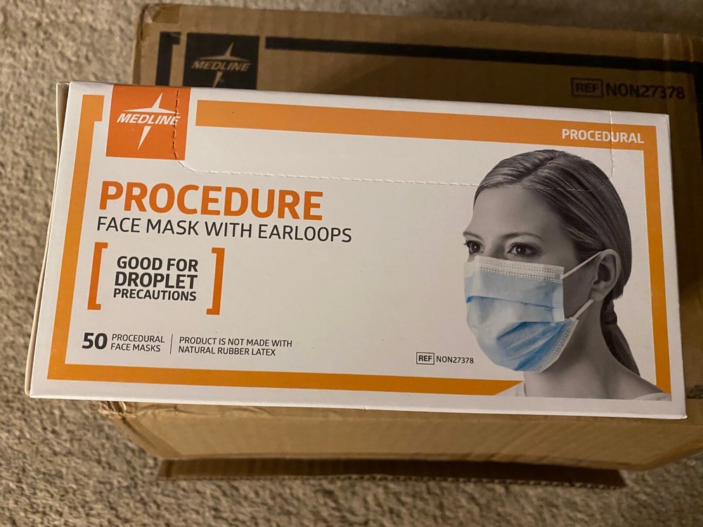 Medline NON27378 Procedure Mask - 50 Count