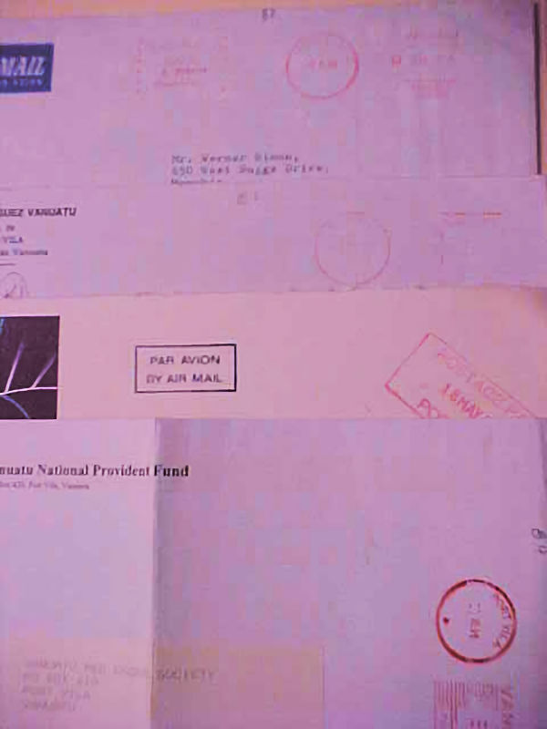 NEW HEBRIDES,VANUATU METERS 4 DIFF. FROM 1955