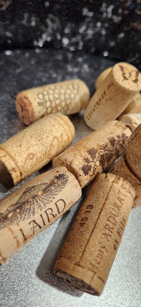 Craft Project 12 Wine Corks Used various types and wineries for Crafts Projects
