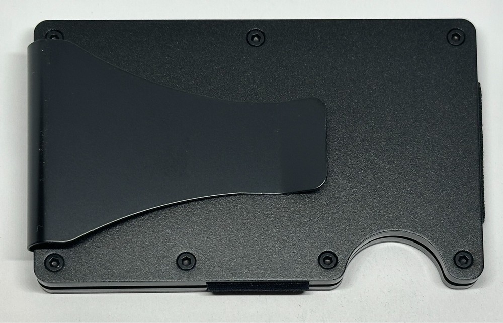 CIA Central Intelligence Agency Slim Thin Metal RFID Blocking Wallet Engraved