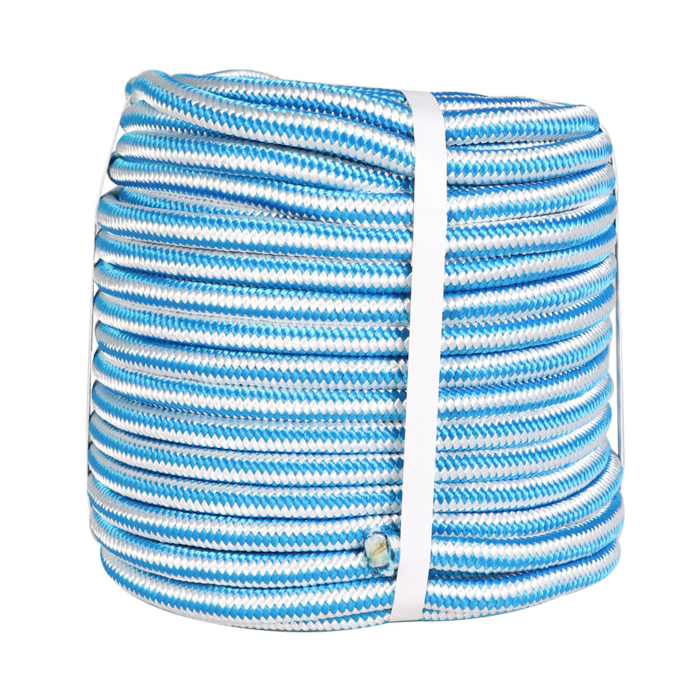 16 Strand Braided Nylon Core Polyester 1/2" × 150' Arborist Tree Climbing Rope