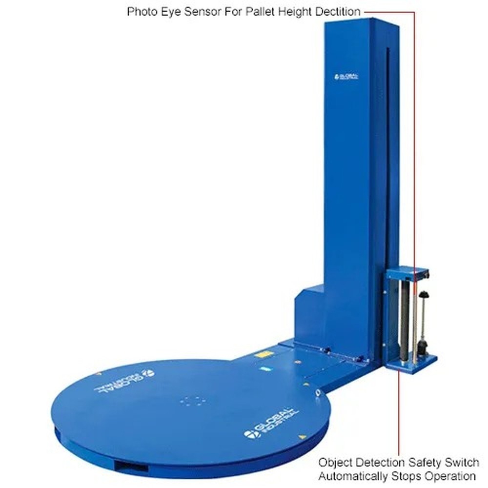 Global Industrial? Semi-Automatic Stretch Wrap Machine For 20"W Rolls