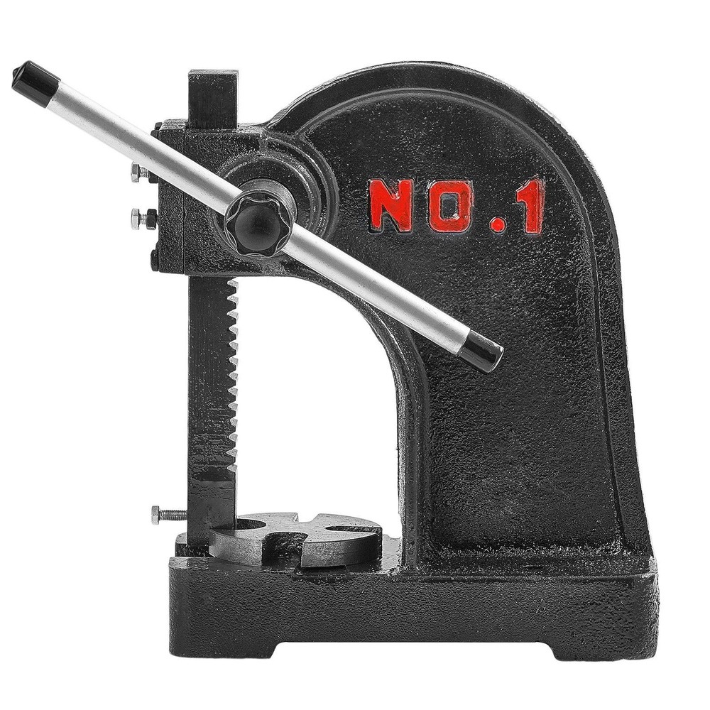 High-Strength 1 Ton Arbor Press 5.9" Max Lift for DIY Precision Projects