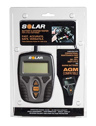 SOLAR Digital 12V Battery and System Tester Battery & System Tester