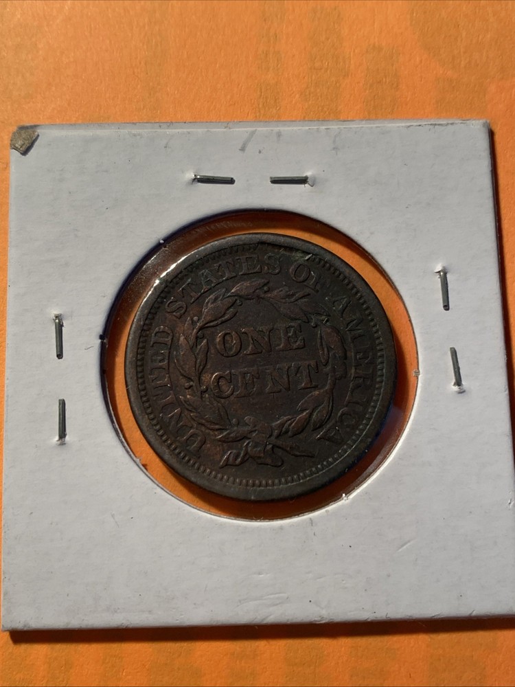 US 1844 Large Cent Fine