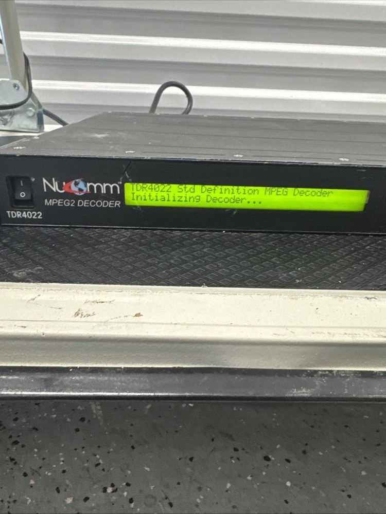 Nucomm TDR4022 MPEG2 Decoder DVB Satellite Video Receiver