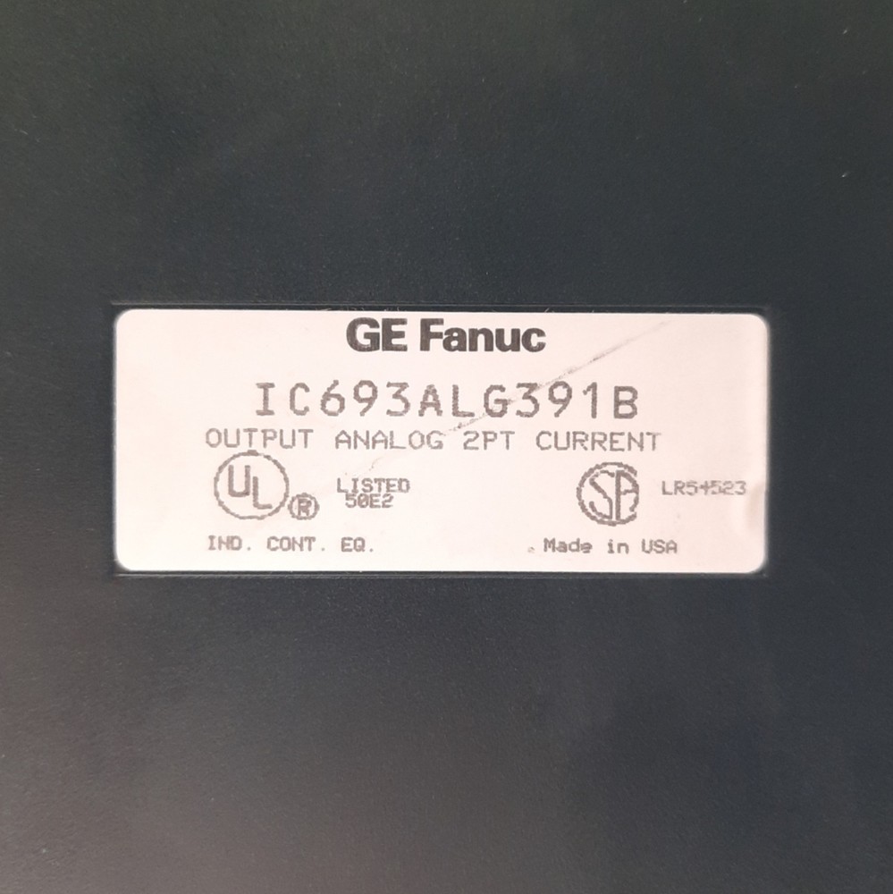 GE Fanuc IC693ALG391B Series 90-30 PLC Analog Current Output Module, 2x Point