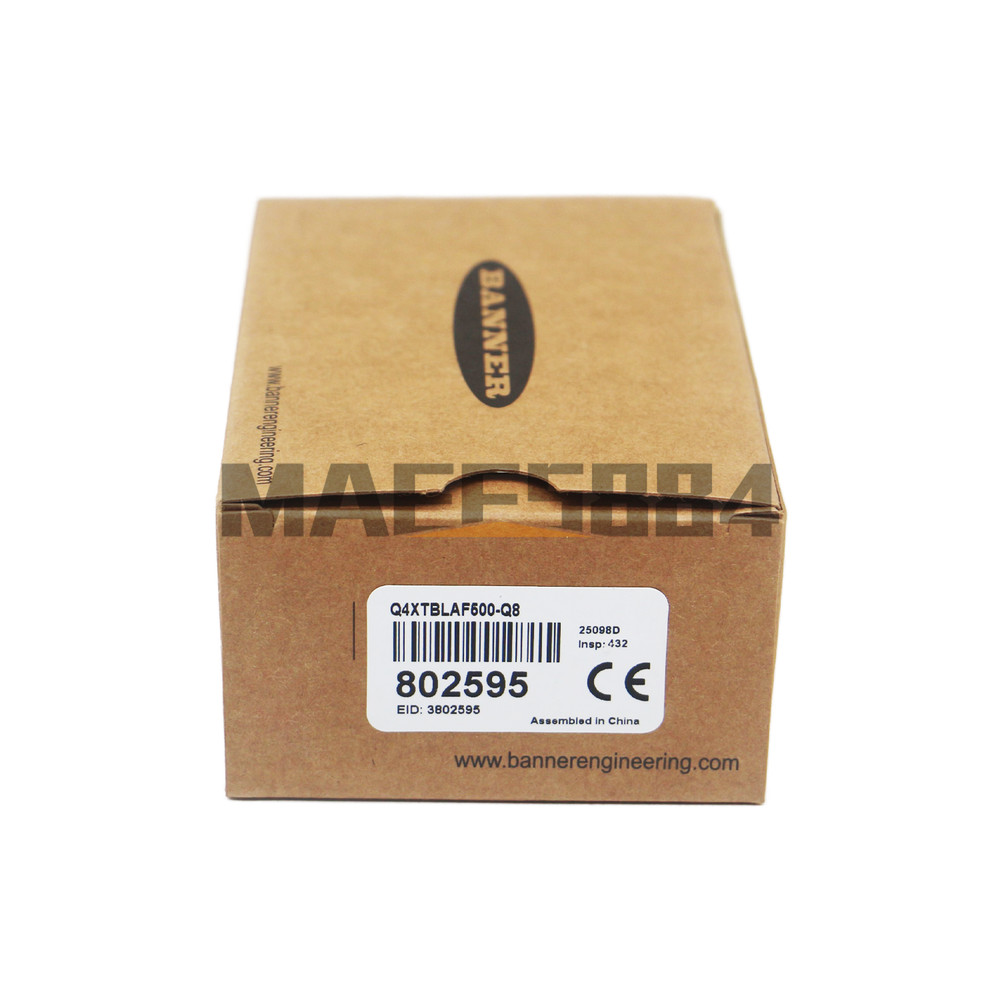 NEW BANNER Q4XTBLAF500-Q8 Photoelectric Sensor Fast shipping 10-30V dc US STOCK