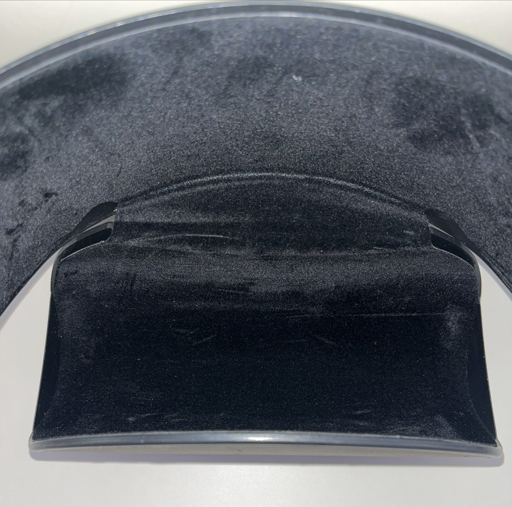 Armani Exchange Black Hard Shell Eyeglass Case AX Logo Clamshell Protector
