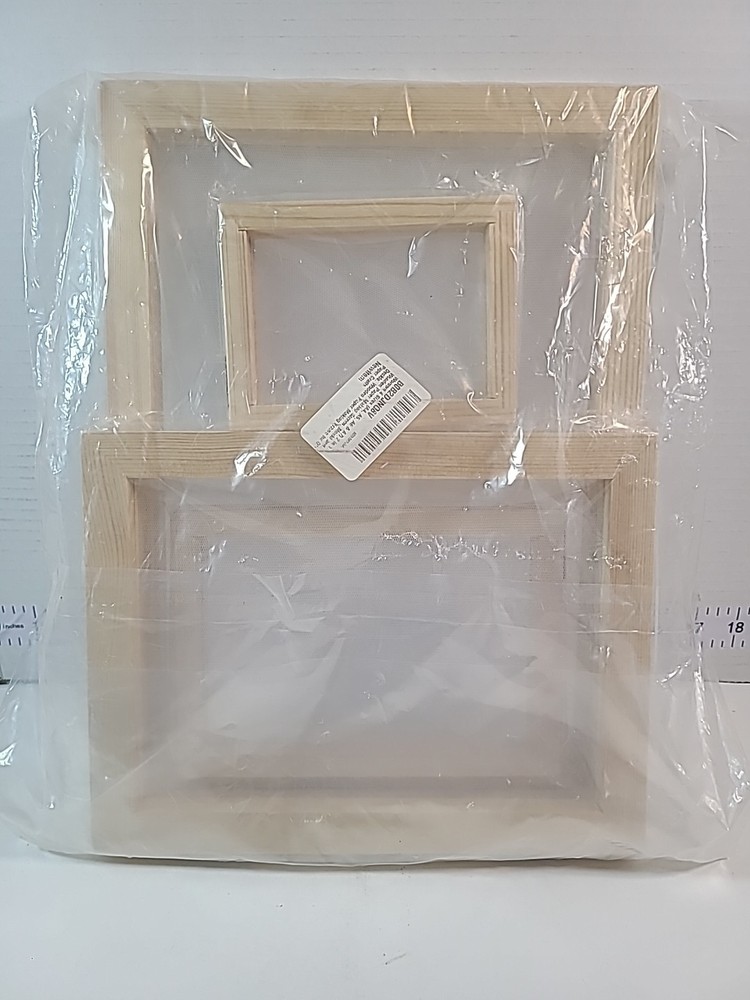 4 Wooden Paper Making Screens A4 A5 A6 A7