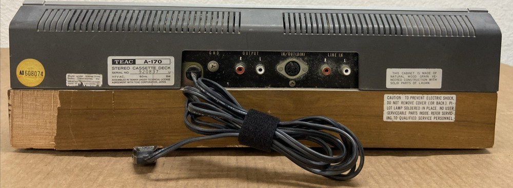 Teac A-170 Stereo Cassette Deck