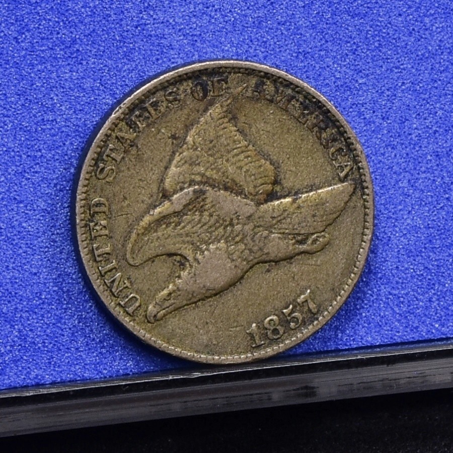 1857 Flying Eagle Cent - VF (#58204-L)