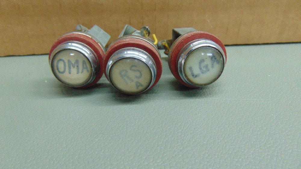NOS Drake Mfg. WW2 vintage Panel Indicator Light Aircraft