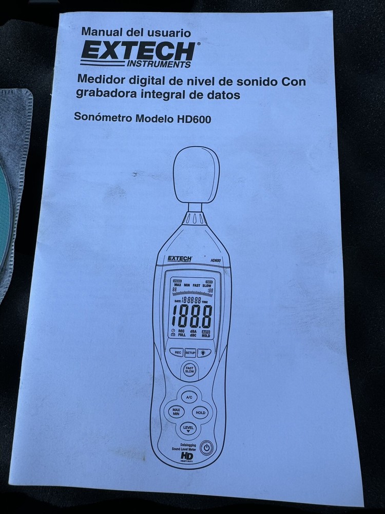 EXTECH INSTRUMENTS HD600 Data logging Sound Level Meter