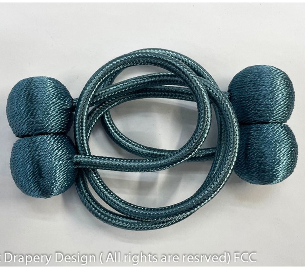 Magnetic Tassel , 15" , Turquoise (Pair)